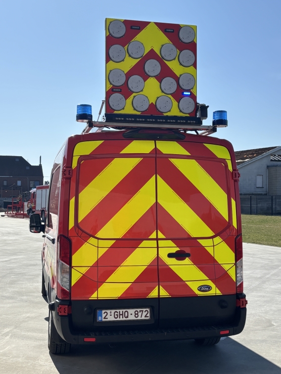 VÉHICULE DE BALISAGE - ZONE DE SECOURS HAINAUT-CENTRE