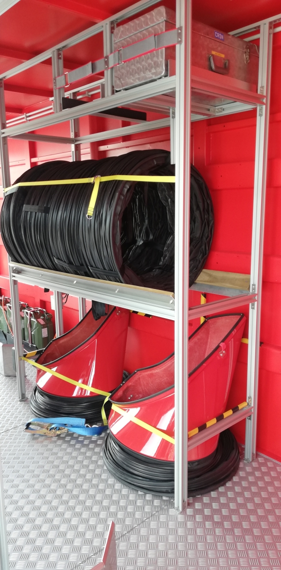 Conteneur pour ventilation