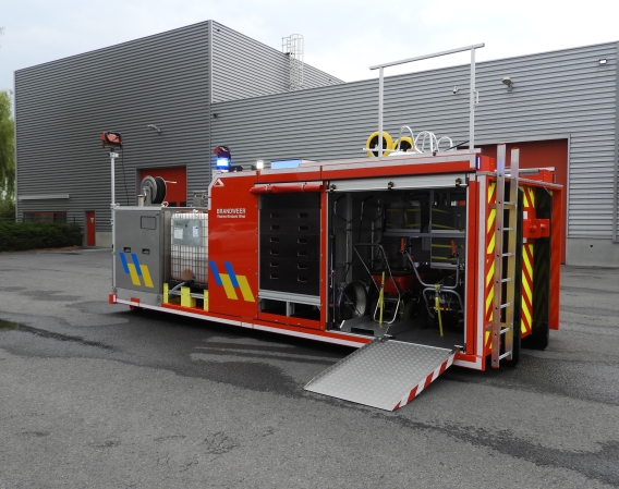 Conteneur nettoyage de route  