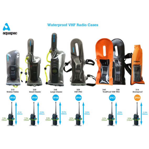 229 VHF PRO WATERPROOF RADIO CASE