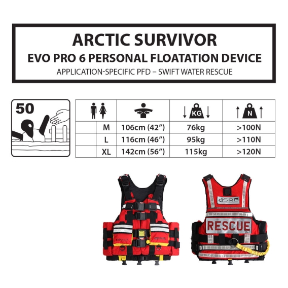 ARCTIC SURVIVOR EVO PRO 6 PFD L