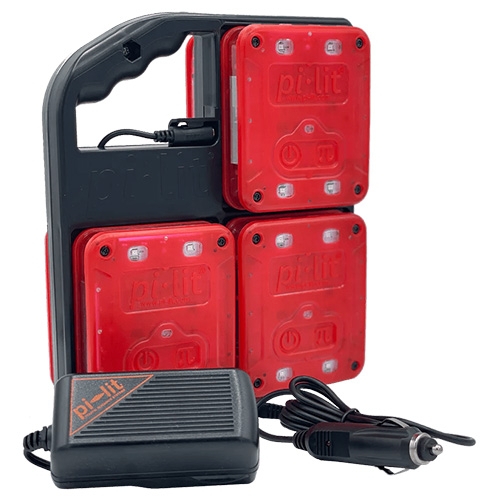 SMART SEQUENTIAL ROAD FLARES RECHARG. 6 PCS RED